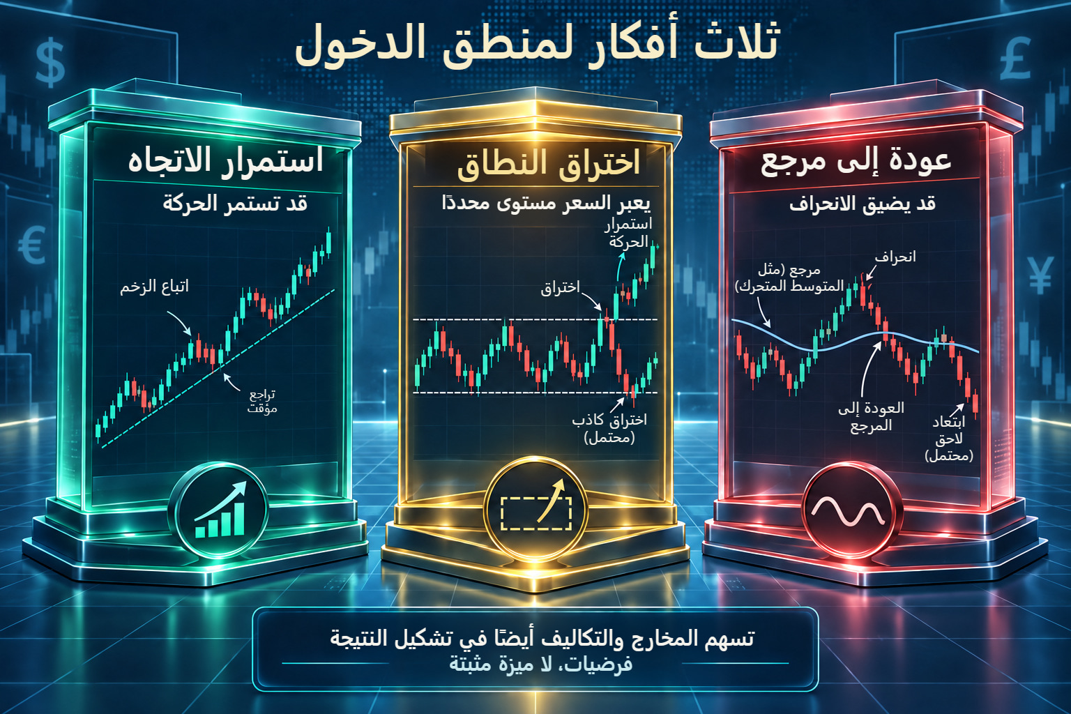 ثلاث أفكار لمنطق الدخول