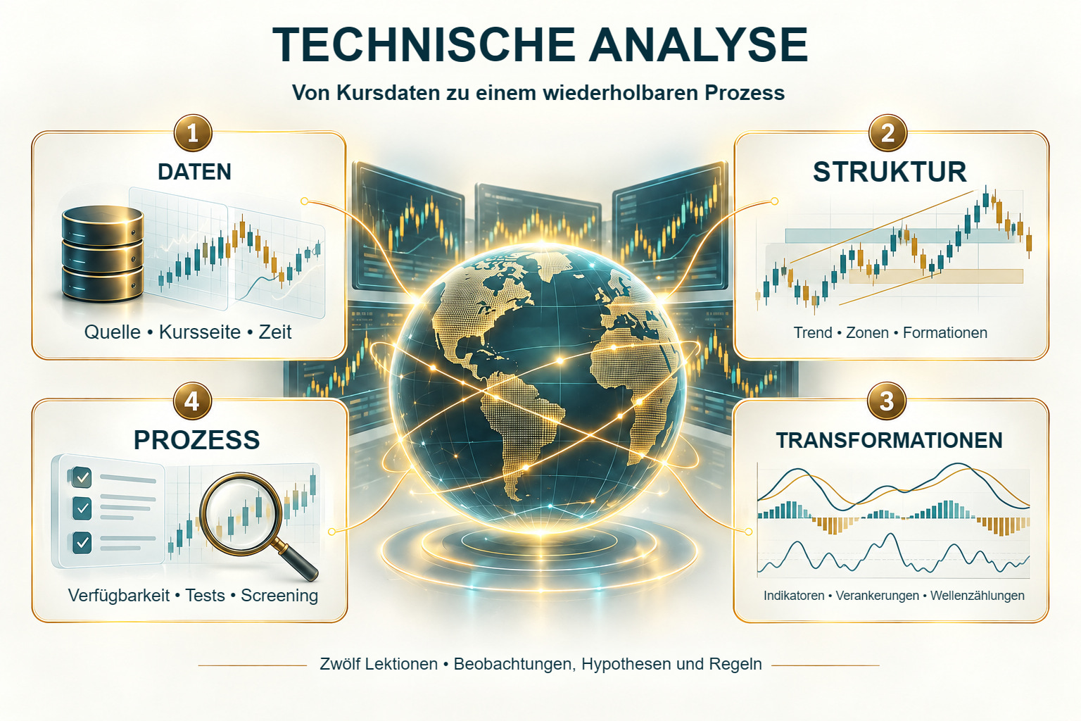 Technische Analyse: Daten, Struktur, Transformationen und Prozess
