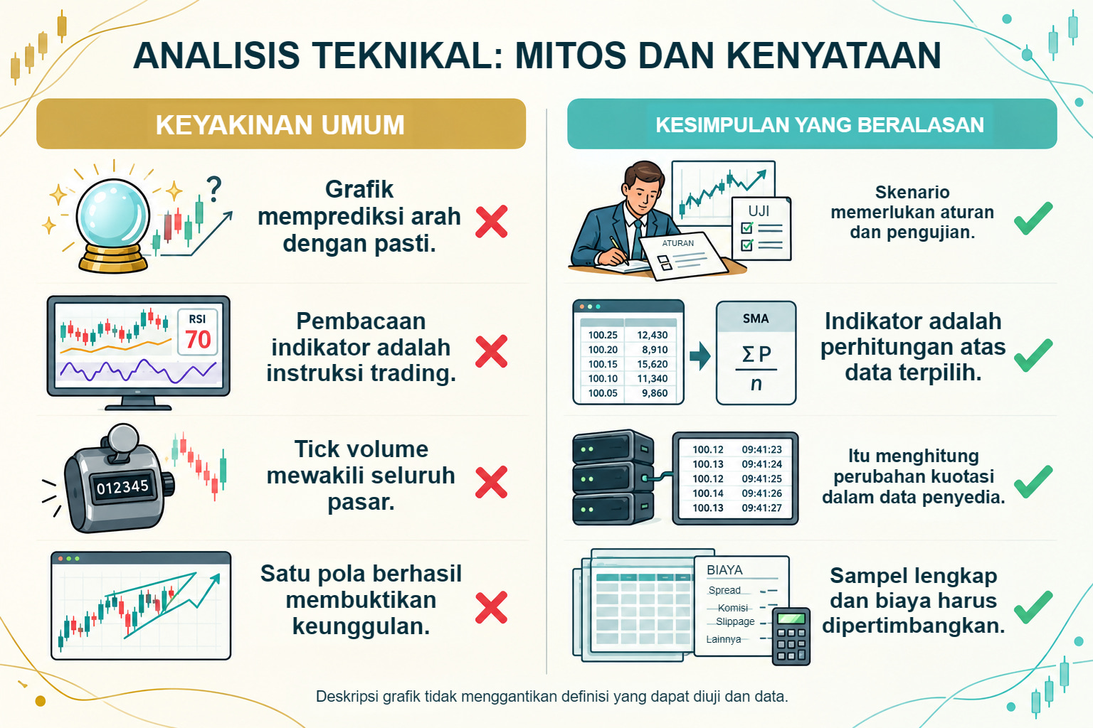 Mitos dan kesimpulan yang beralasan