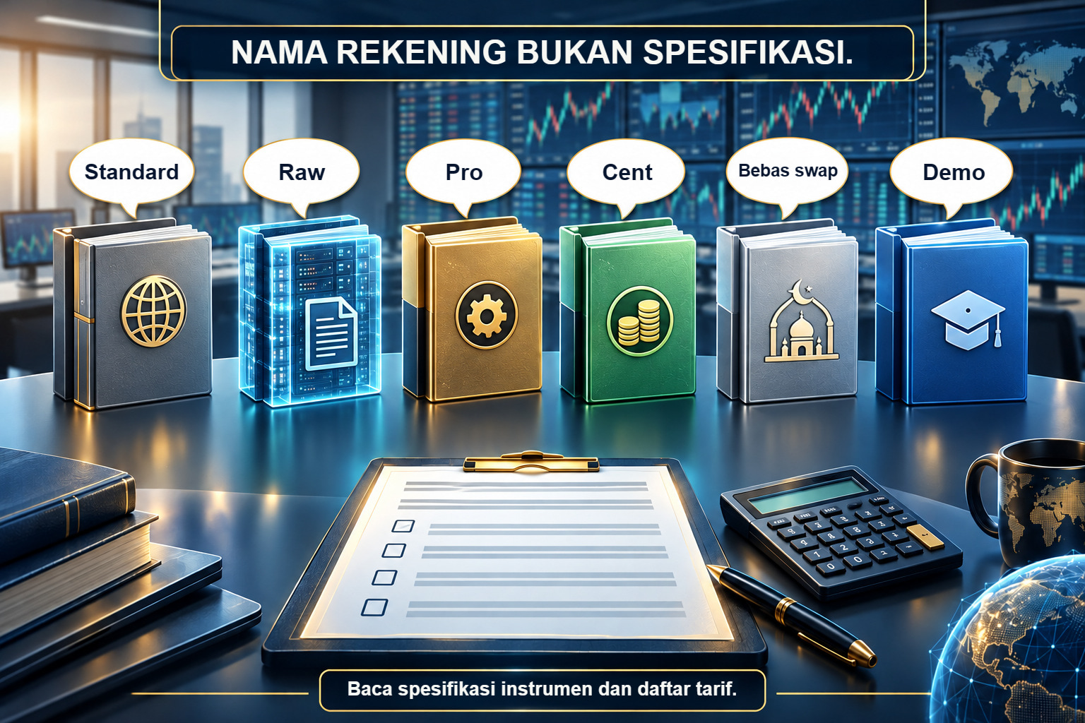 JENIS REKENING: BANDINGKAN PARAMETER