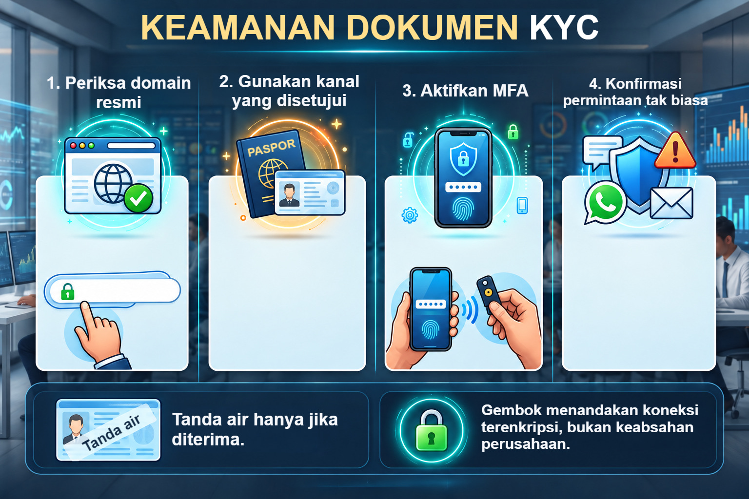 Keamanan dan prosedur verifikasi
