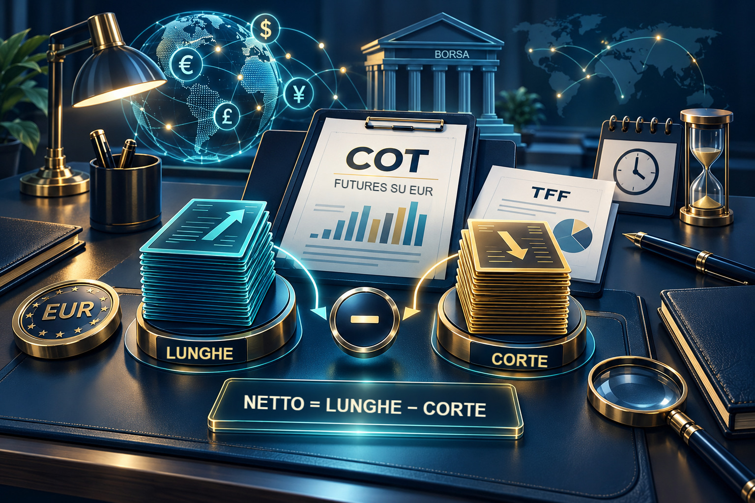 Report COT: contratti, posizioni lunghe e corte