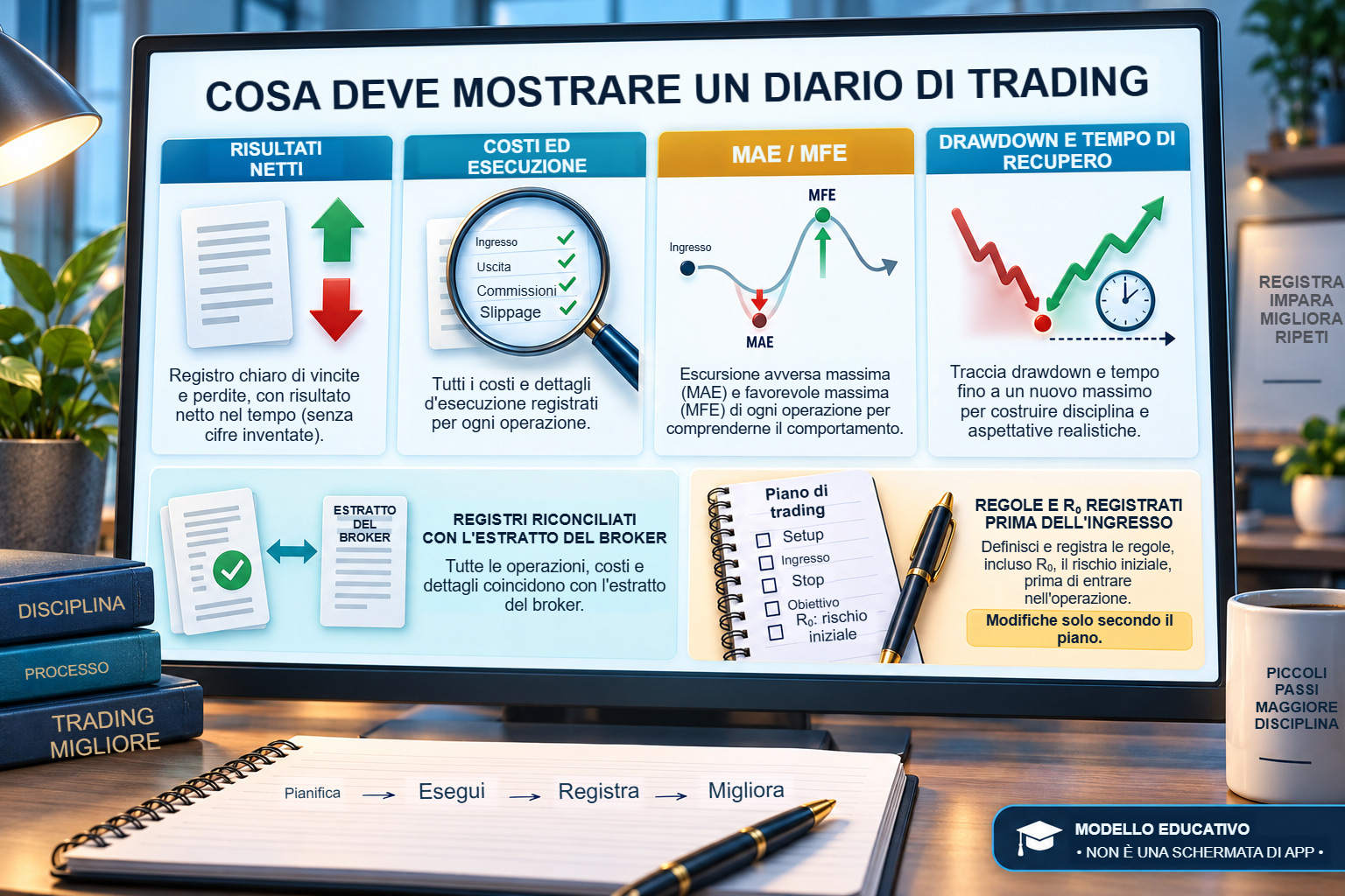 COSA DEVE MOSTRARE UN DIARIO DI TRADING