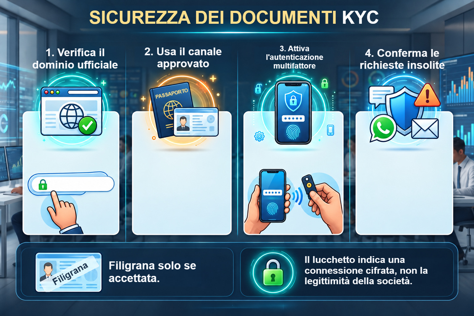 Procedura di sicurezza e verifica