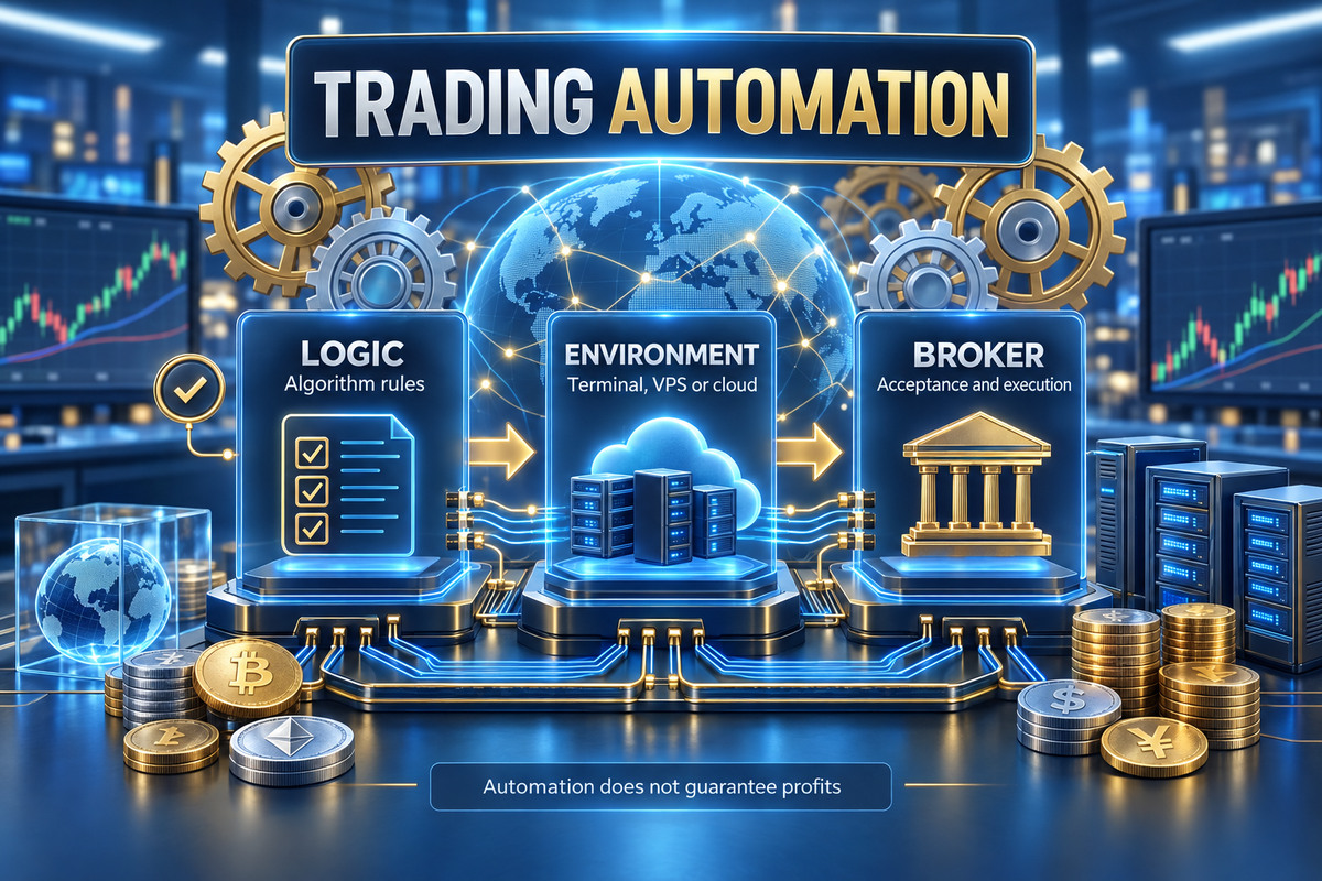 Handelsautomatisierung – Expert Advisors, MQL-Skripte, cBots und VPS-Server für Forex-Trader