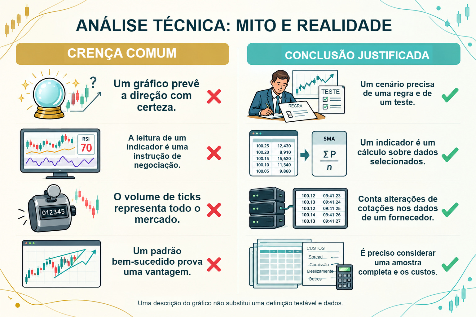 Um mito e uma conclusão justificada