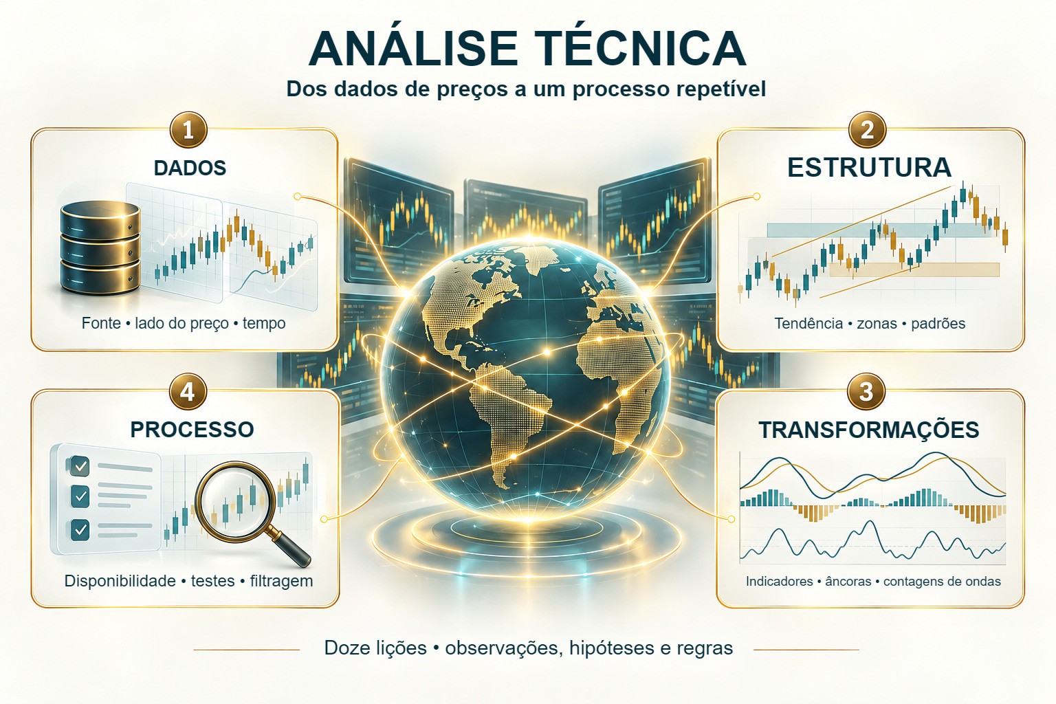 Análise técnica: dados, estrutura, transformações e processo