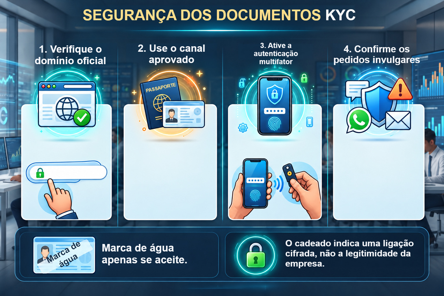 Procedimento de segurança e verificação