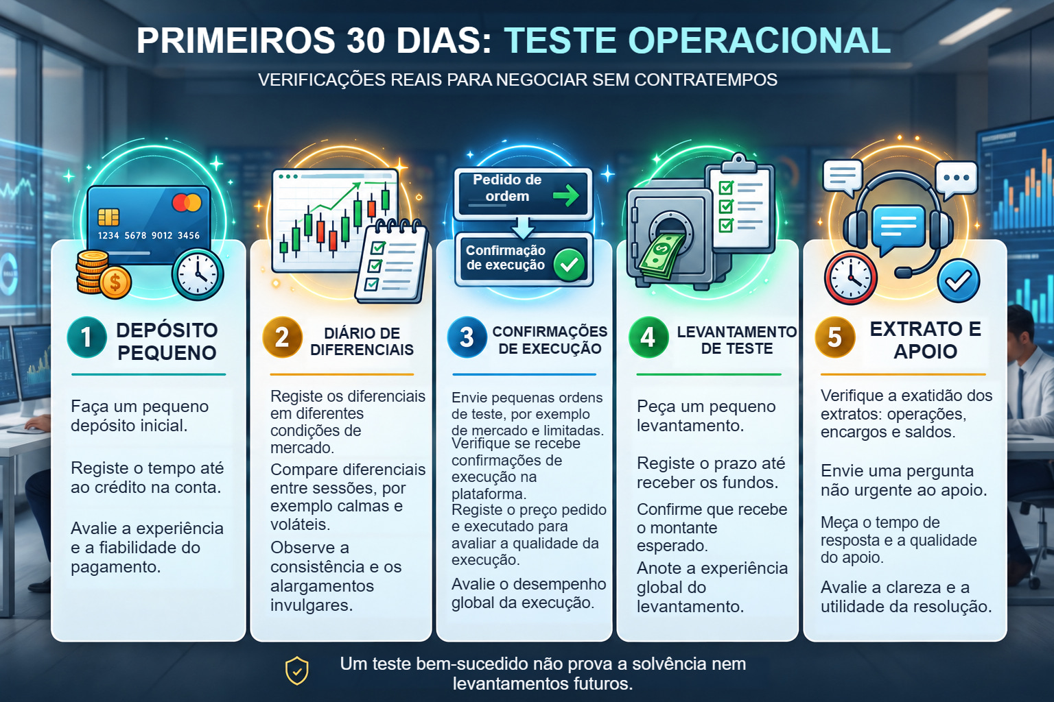Procedimento de segurança e verificação