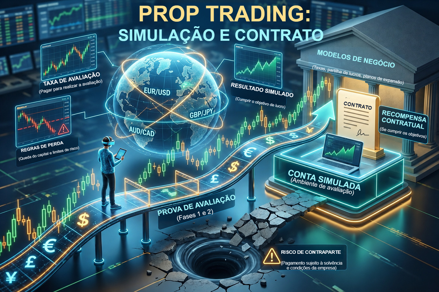 PROP TRADING: SIMULAÇÃO E CONTRATO