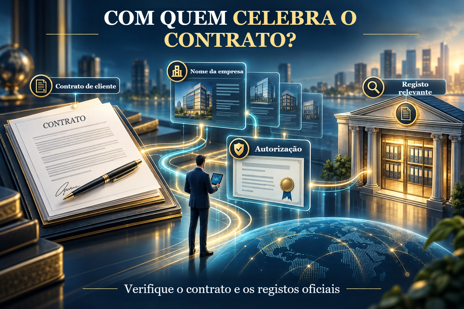 COM QUEM CELEBRA O CONTRATO?