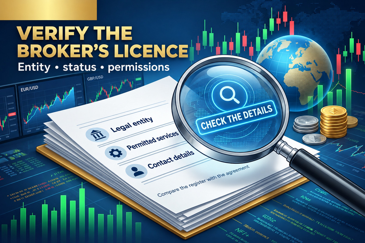 كيف تتحقق من ترخيص وسيط الفوركس خطوة بخطوة – FCA Register وCySEC وASIC Connect وNFA BASIC