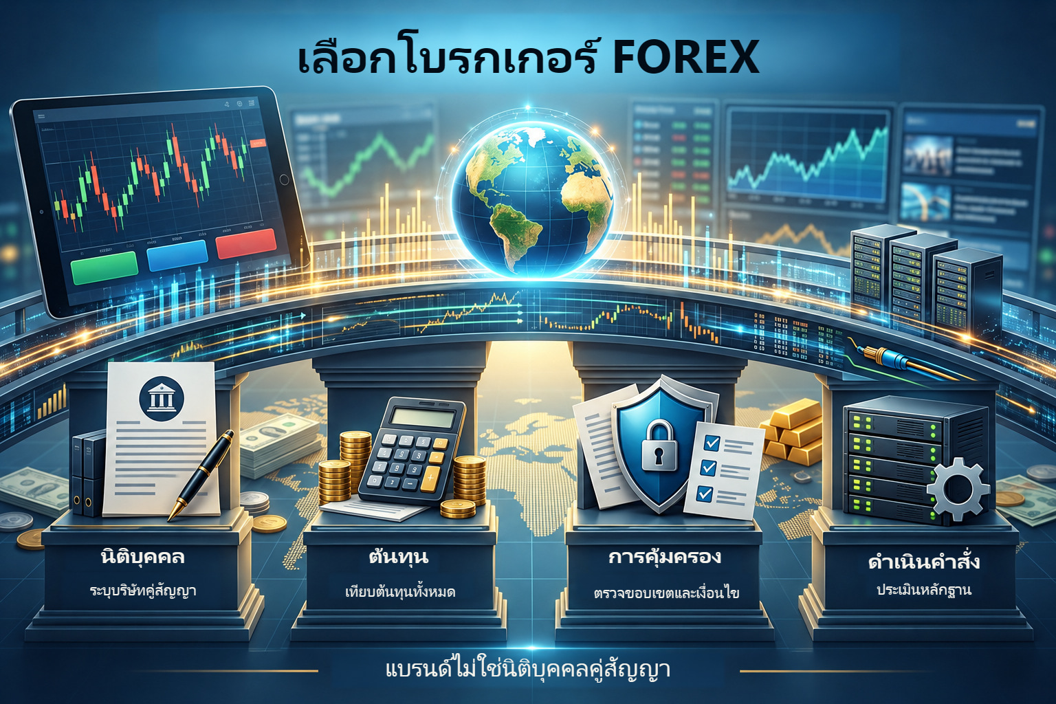 สี่ด้านของการตรวจโบรกเกอร์: นิติบุคคล ต้นทุน การคุ้มครอง และการดำเนินคำสั่ง