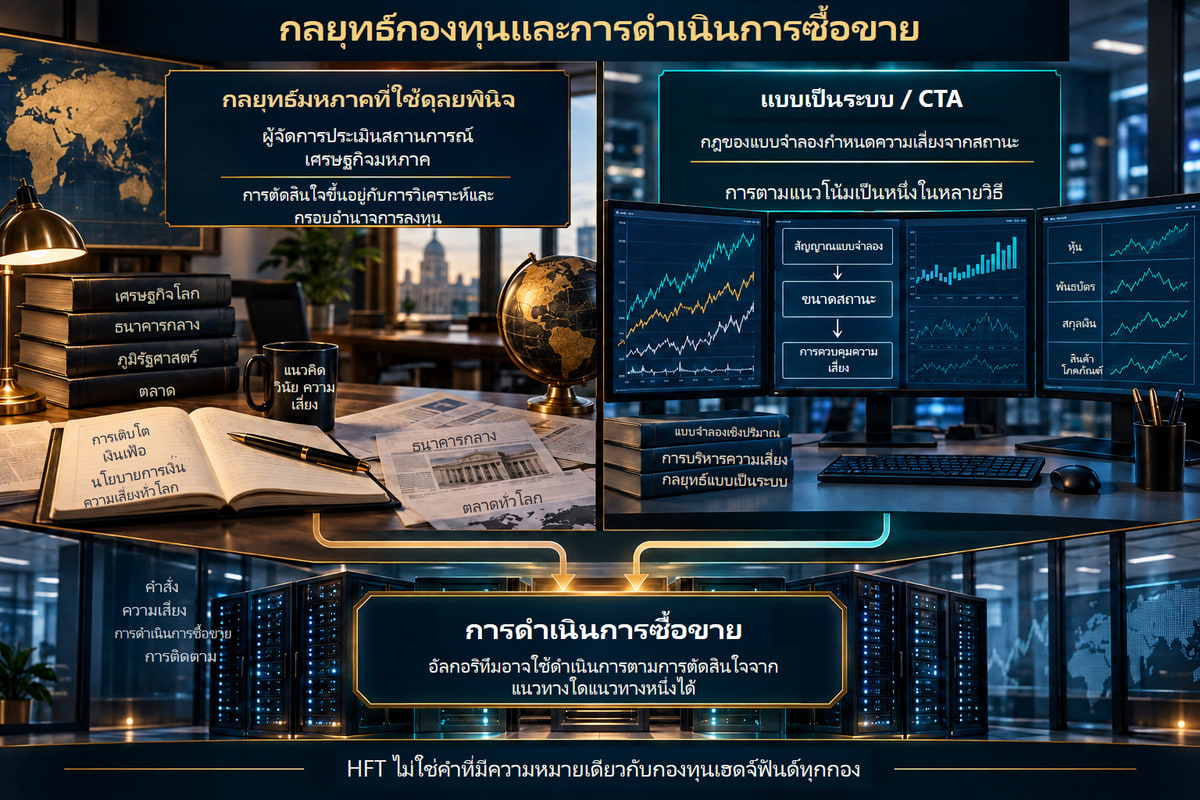 แนวทางตัดสินใจลงทุนสองแบบและการดำเนินคำสั่งที่แยกต่างหาก. แนวทางตัดสินใจลงทุนสองแบบ และชั้นการดำเนินคำสั่งที่แยกต่างหาก แผนภาพนี้ใช้ประกอบคำอธิบาย