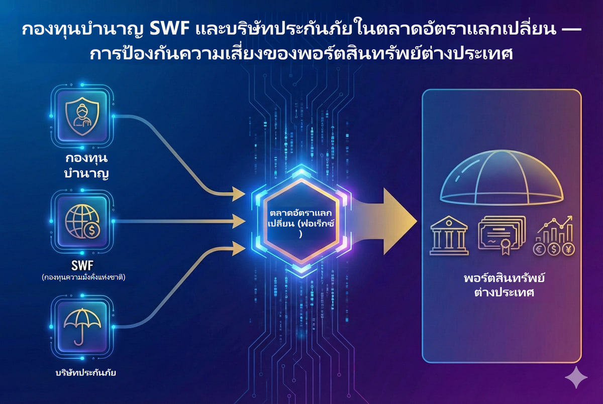 Real money: กองทุนบำนาญ กองทุนความมั่งคั่งแห่งชาติ และการป้องกันพอร์ต. การป้องกันพอร์ตขึ้นอยู่กับกรอบการลงทุนและสัดส่วนป้องกันเป้าหมาย ไม่ใช่ทุกสถาบันจะป้องกันระดับการรับความเสี่ยงทั้งหมด