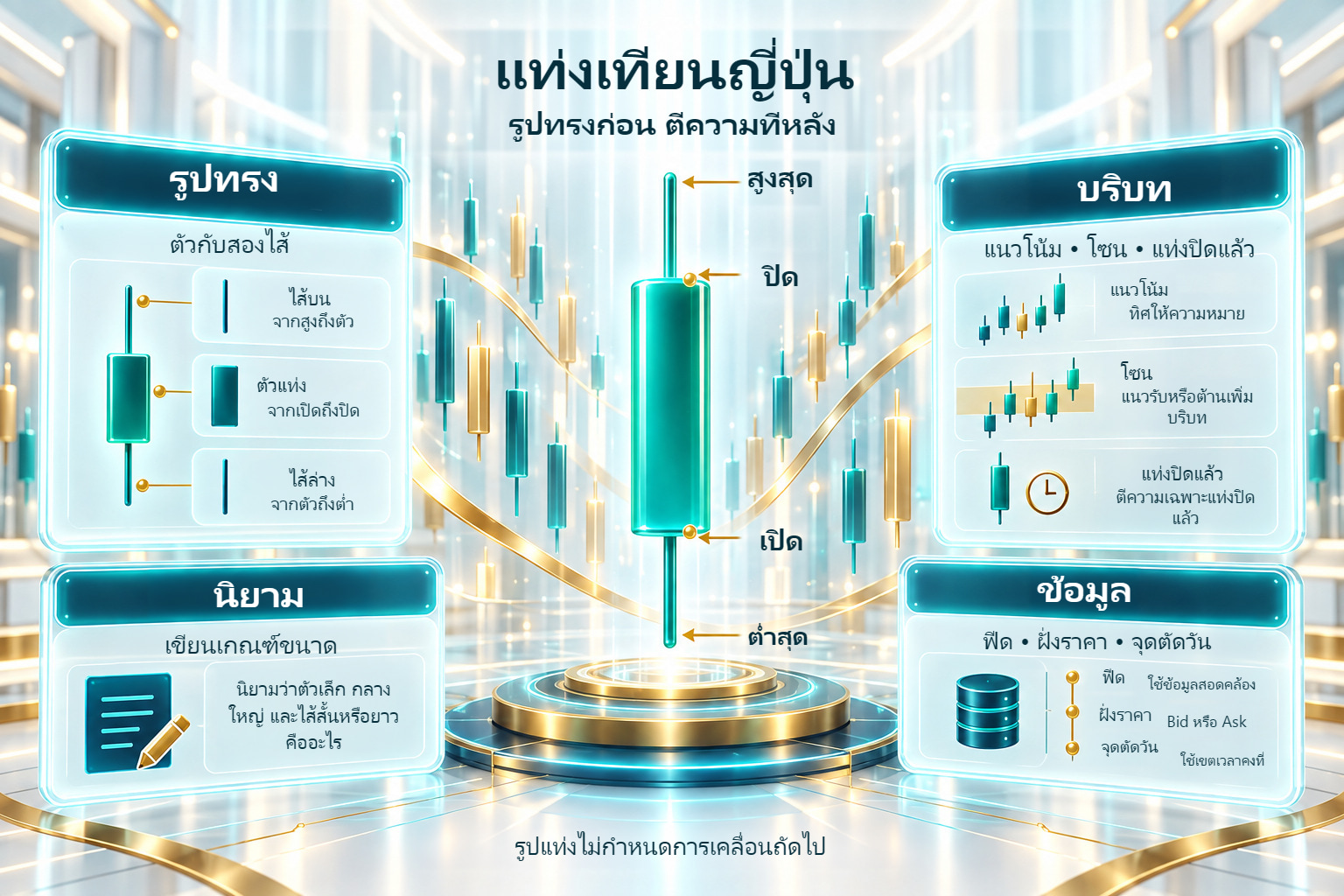 แท่งเทียนญี่ปุ่น: รูปทรง บริบท นิยาม และข้อมูล