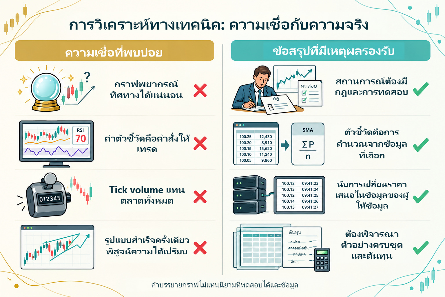 ความเชื่อกับข้อสรุปที่มีเหตุผลรองรับ