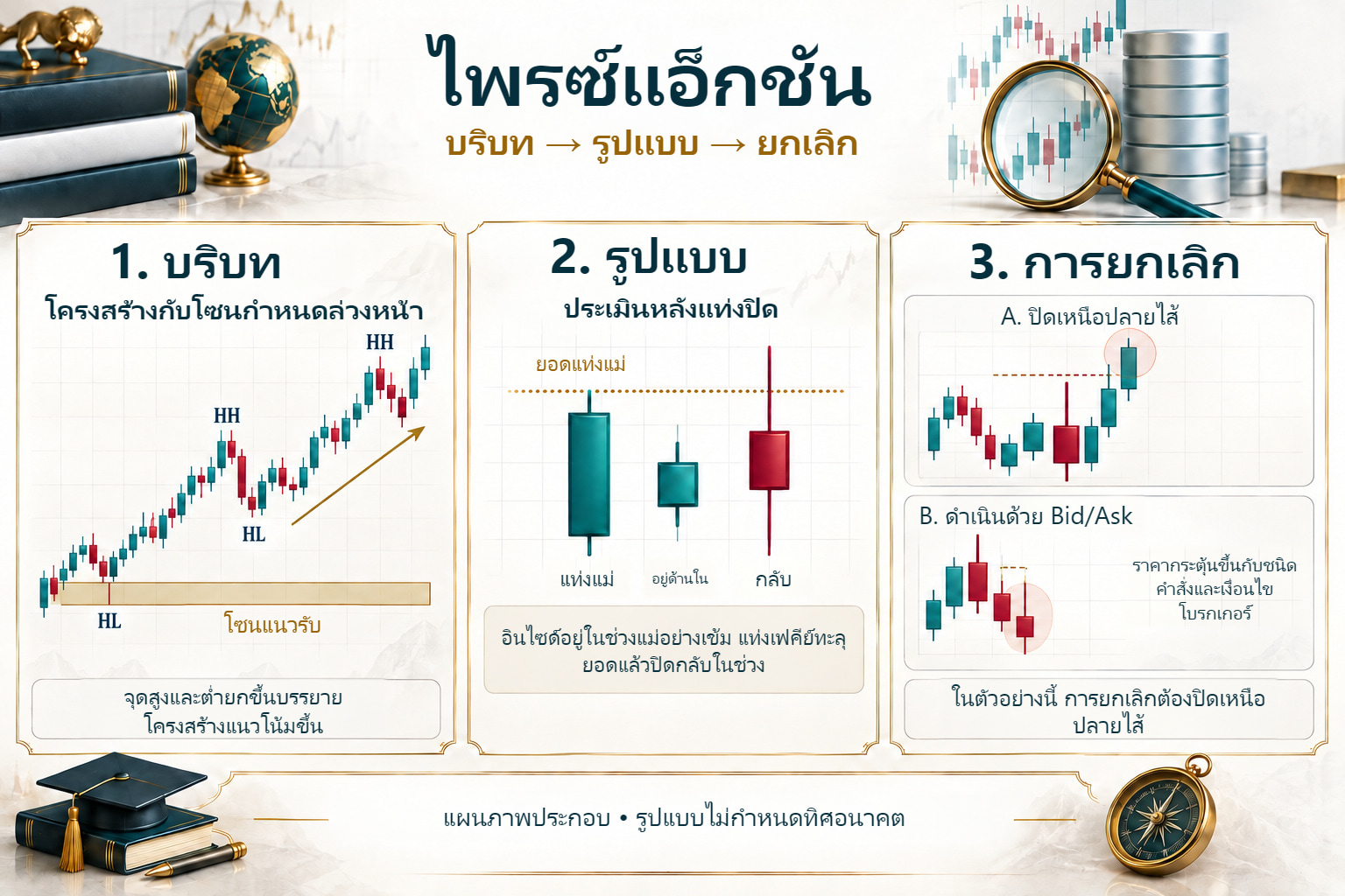 ไพรซ์แอ็กชัน: บริบท รูปแบบ และยกเลิก