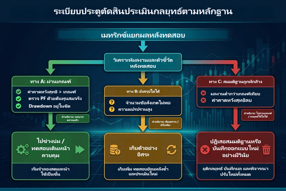 กระบวนการตัดสินเพื่อประเมินกลยุทธ์อย่างเป็นกลาง