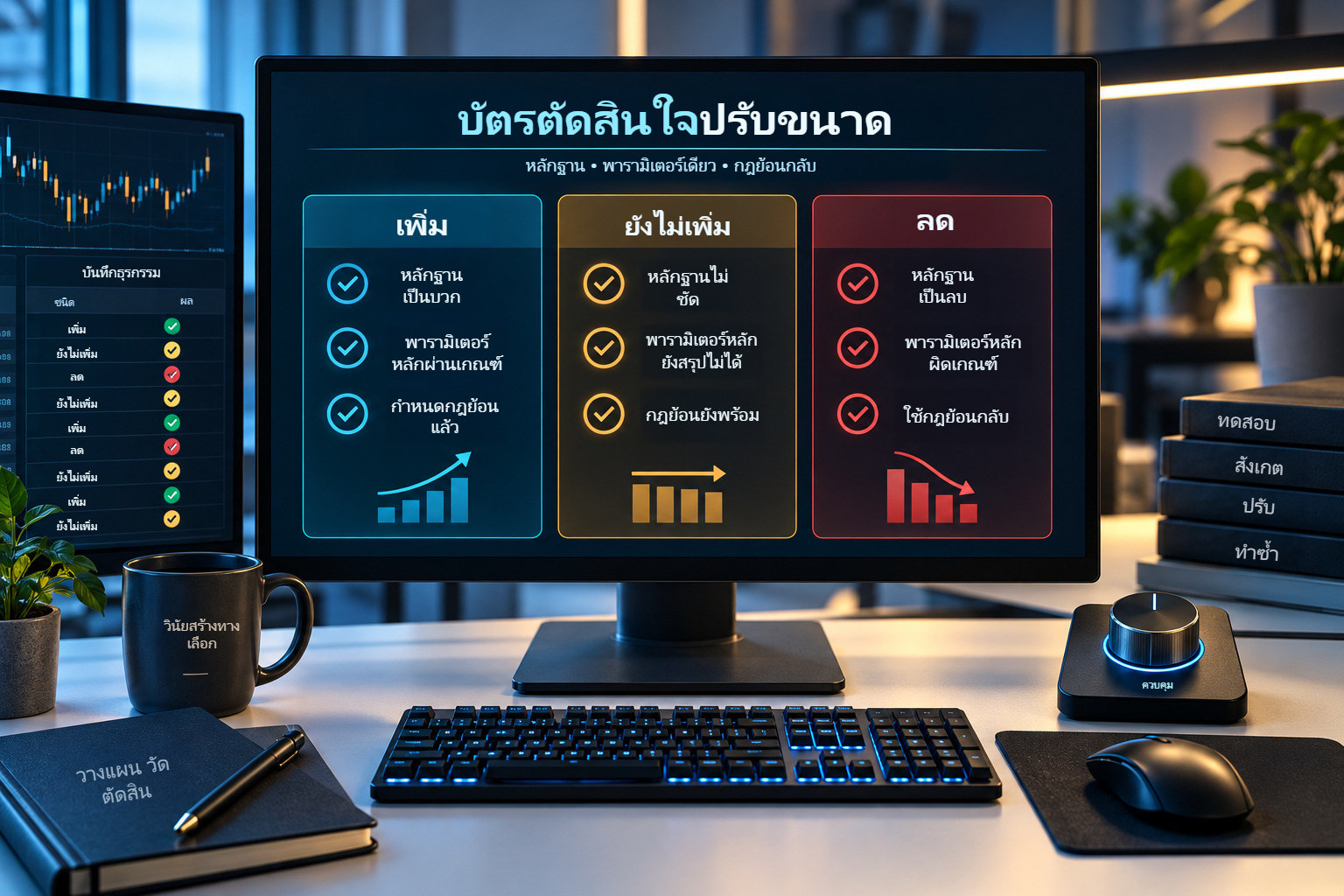 บัตรตัดสินใจปรับขนาด