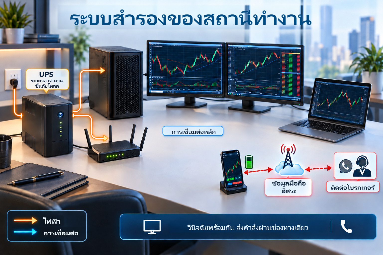 ระบบสำรองของสถานีทำงาน