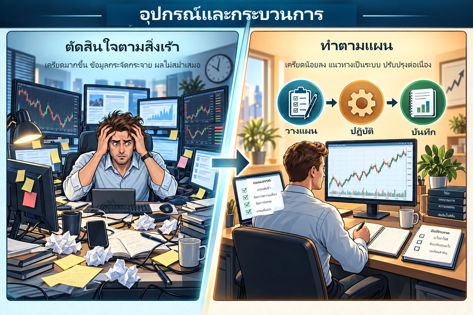 อุปกรณ์และกระบวนการ