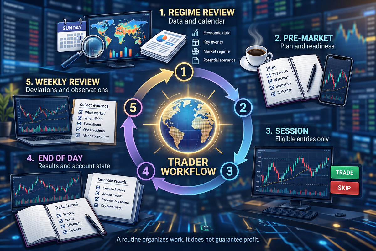Der Forex-Trader-Workflow