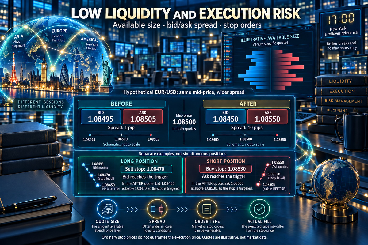 Execution Risk Today Is Less Risky Than Tomorrow Low liquidity and elevated risk - when the FX market turns dangerous