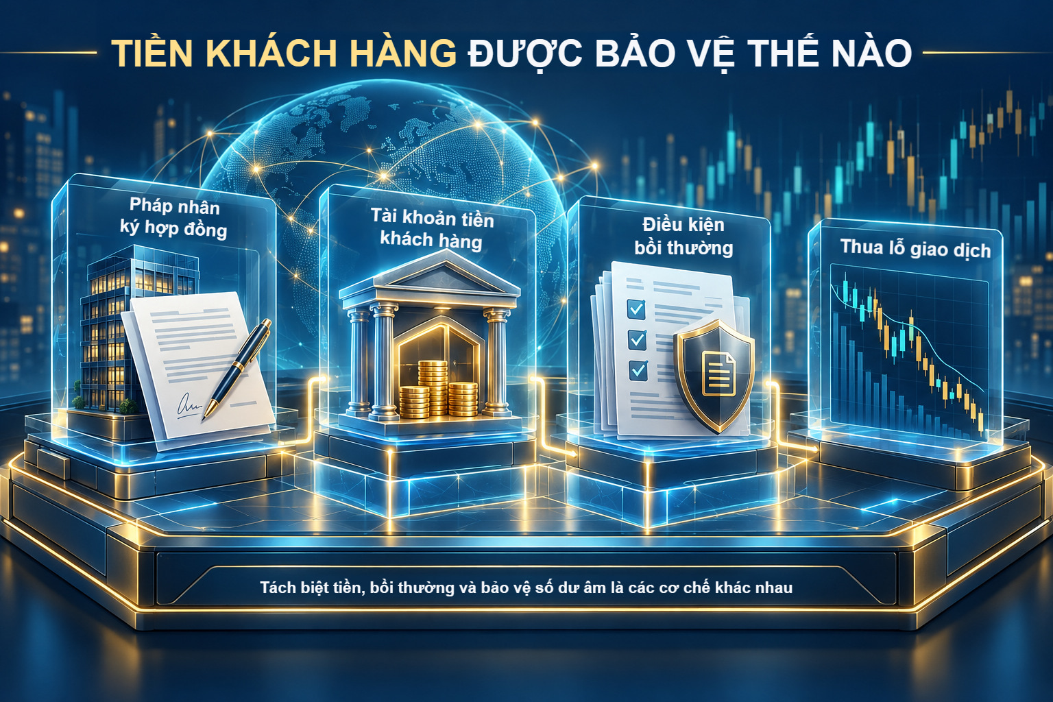 TIỀN KHÁCH HÀNG ĐƯỢC BẢO VỆ THẾ NÀO
